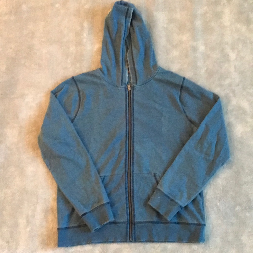 Joe’s Jeans Washed full-zip Blue Hoodie (Men’s)